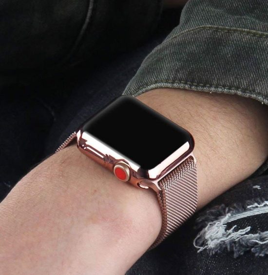 carcasa silicon roz apple watch 5