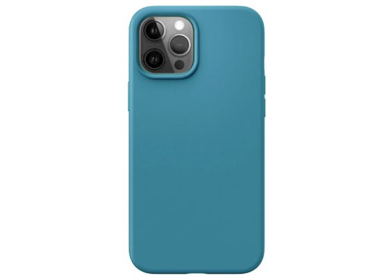 Husa silicon albastru verde iphone 12 pro