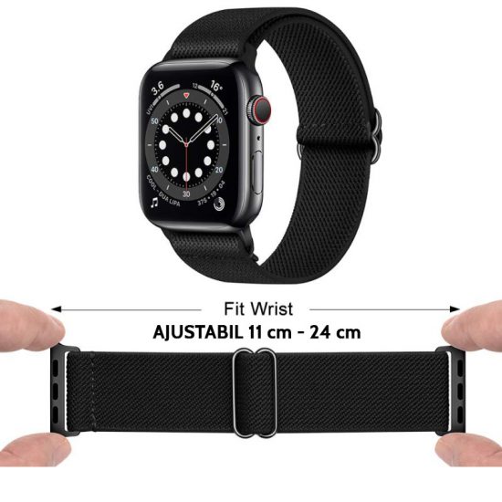 Curea neagra elastica Apple Watch 3