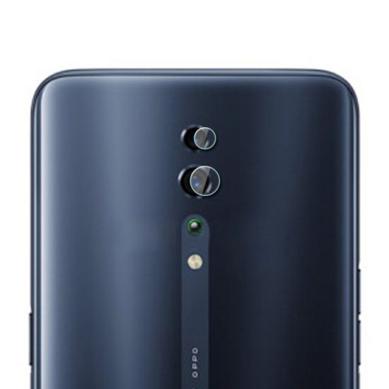 folie plastic semi dur camera video spate oppo reno z transparenta stil lupa subtire antizgarieturi