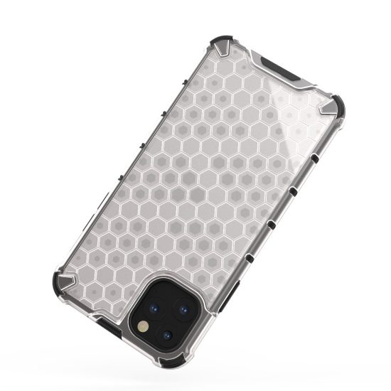 husa antisoc iphone 11 pro max rosie model honeycomb policarbonat si tpu protectiva si rezistenta 1