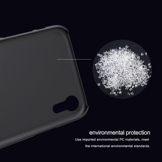 husa originala nillkin iphone xr neagra seria frosted shield protectiva subtire policarbonat 4