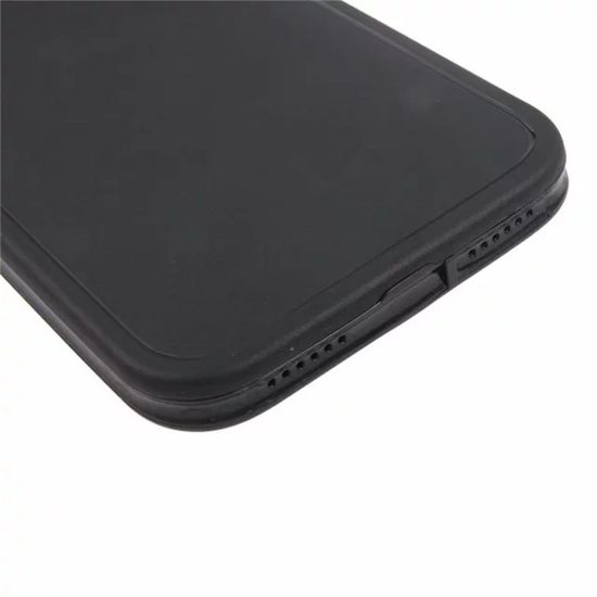 husa protectiva iphone xs max neagra material tpu potrivita si la protectie apa 3