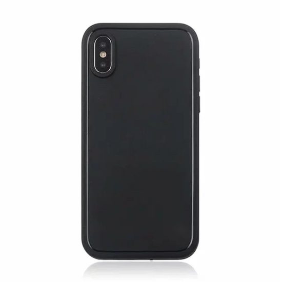 husa protectiva iphone xs max neagra material tpu potrivita si la protectie apa 4