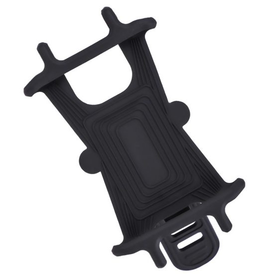 suport de bicicleta pentru telefon negru montare pe cadru silicon de la 4 la 6 inch original kuulaa