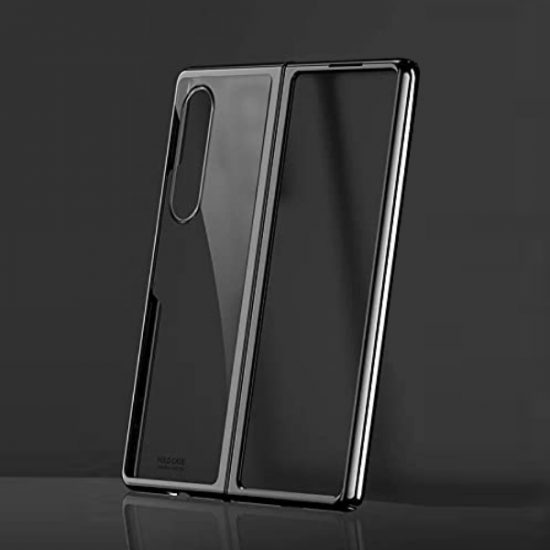 Husa Luxury Frame Hard Case pentru Samsung Galaxy Z Fold 3 Negru 1