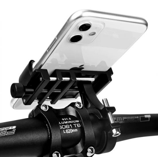 Suport telefon pentru bicicleta Slim Aubtec Montare pe ghidon Aluminiu 1