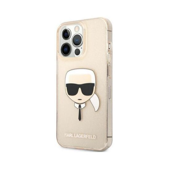 Husa Karl Lagerfeld iPhone 13 Pro Silicon Auriu 2