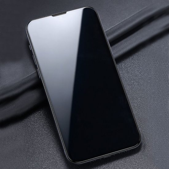 Folie din Sticla temperata pentru Apple iPhone cu Margini negre