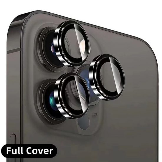Folie camera individuala iPhone 13 Pro 13 Pro Max Sticla Negru