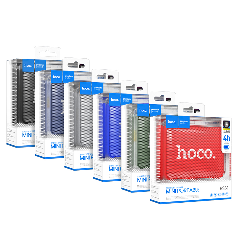 Boxa portabila Bluetooth Hoco BS51 Baterie 1200mAh Autonomie 4 ore Compatibila Card TF si USB 1