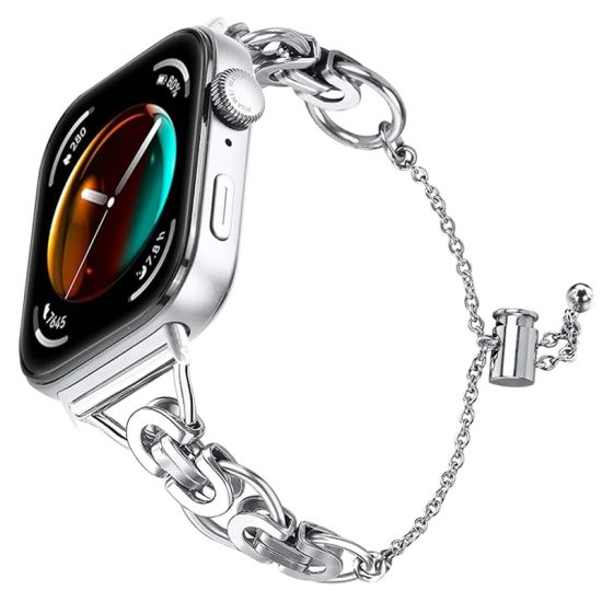 Curea Fashion Zale Imbinate pentru Huawei Watch Fit 3 Metalica Argintiu 2