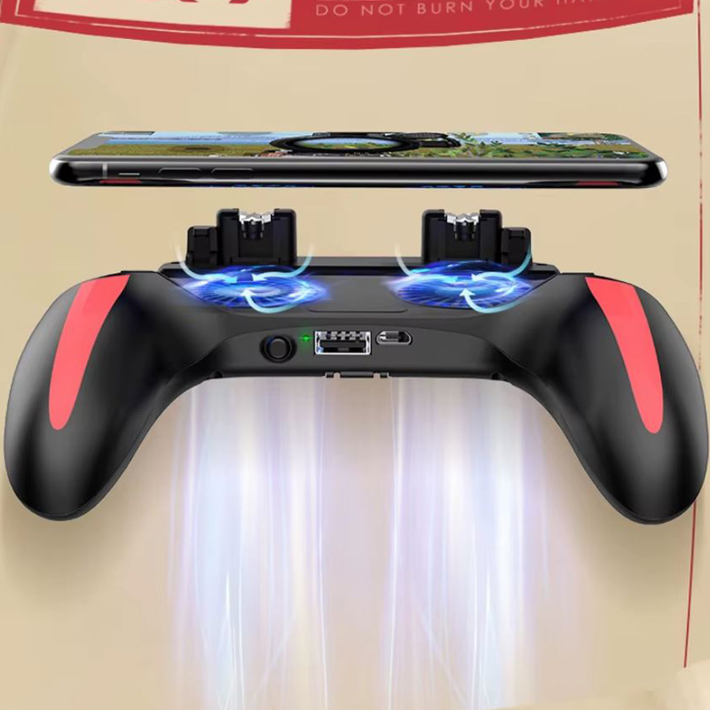 Controler Gaming Telefon XO H10 Racitor dublu Baterie 2500mAh Negru 5