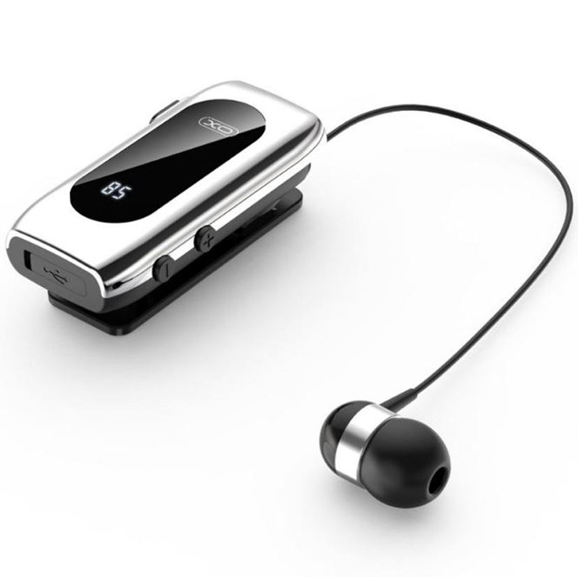 Lavaliera cu Casca XO BE37 Bluetooth 5.2 Baterie 140mAh Afisaj digital Negru 2