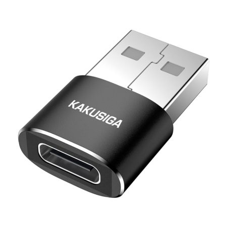 Adaptor Type-C la USB 3.0 KSC-530, compact, carcasă aluminiu, negru